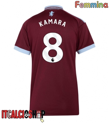 Aston Villa Boubacar Kamara #8 Prima Maglia Femmina 2026-27 Manica Corta